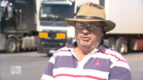 A pub's temporary ban on interstate truck drivers stopped Ian Howard in his tracks last night.