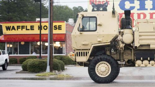 Waffle House has a reputation for staying open during natural disasters.