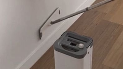 the 3-in-1 Kmart mop in action