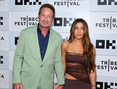 David Duchovny and Monique Pendleberry at the 2023 Tribeca Festival at BMCC Theater on June 10, 2023 in New York City.