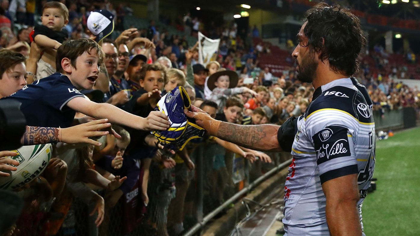 EXCLUSIVE: Why Johnathan Thurston's trademark headgear gesture meant so much more