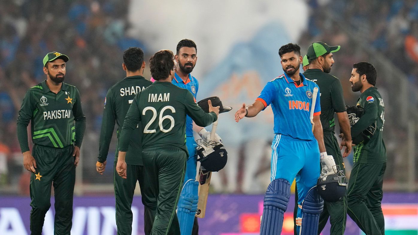 India smashed Pakistan at the Cricket World Cup by seven wickets.