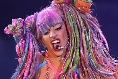 Is it just us, or did Lady Gaga look a bit <i>uncomfortable</i> in this snap from the Aussie leg of her <i>ArtRave</i> tour?!
