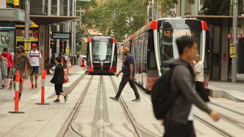 Pedestrians, cyclists and motorists are being warned to adapt when the new Sydney light rail begins.