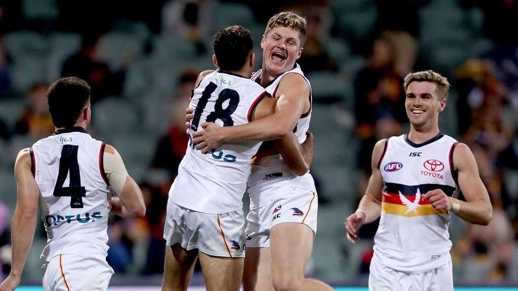 Afl Adelaide Crows Stun Woeful Hawks