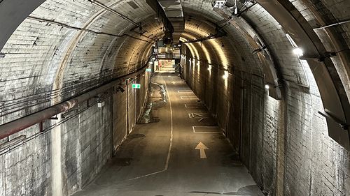 Vivid Sydney Dark Spectrum in Wynyard tunnels 