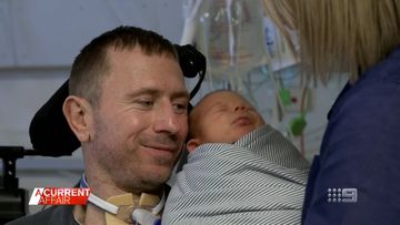 The journey Nathan and Kate Stapleton have been on this year has been devastating, heartwarming and everything in between.The former footy star became a quadriplegic, but nothing was going to stop him from being at the birth of his second son.