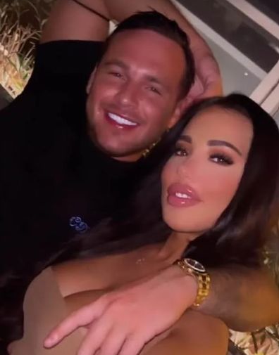 Reality TV star Yazmin Oukhellou and boyfriend Jake McLean.