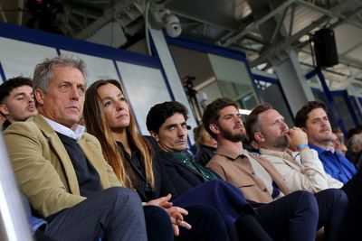 Hugh Grant, Anna Eberstein and Andrew Garfield