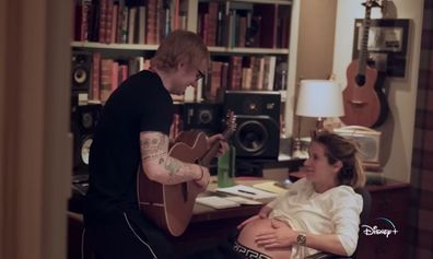 Ed Sheeran and pregnant wife Cherry Seaborn in first trailer for new docuseries The Sum of It All on Disney+  
