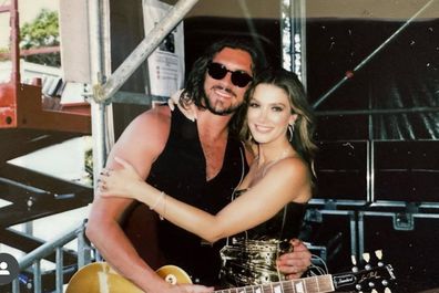 Delta Goodrem and Matthew Copley