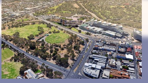 The site for Adelaide's new women's and children's hospital will be next to the existing Royal Adelaide Hospital.