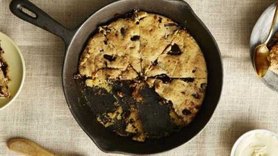I Quit Sugar's <strong>Choc chip skillet cookie</strong>