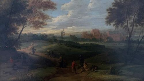 Landscape with Staffage. (AAP)