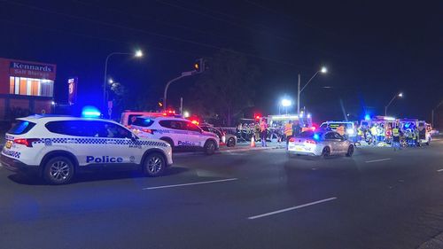 Aï»¿ teenager has died and his family have been seriously injured after two cars collided in Sydney's south-west. 