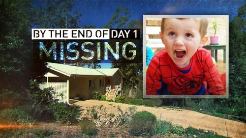 William declared missing after day one. (9NEWS)