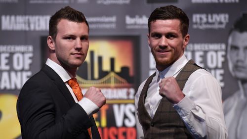 WBO welterweight champion Jeff Horn will take on English challenger Gary Corcoran in December. (AAP)