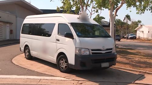 It's alleged Mr Mu washed underneath his maxi cab following the fatal hit-run on Wednesday night. (9NEWS)