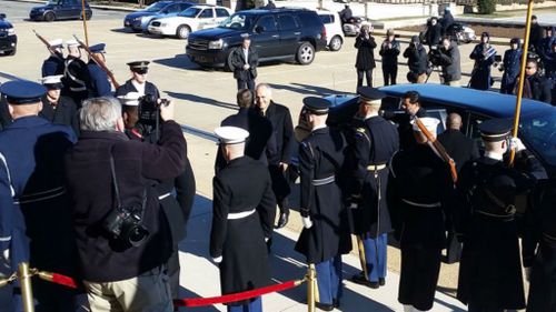 Malcolm Turnbull touches down in Washington for US visit