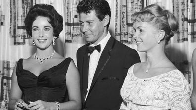 Elizabeth Taylor, Eddie Fisher and Debbie Reynolds