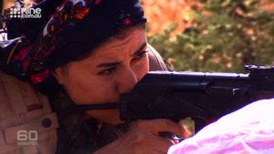 The YPJ fought with incredible will and tenacity but with often  old and obsolete weaponry.
