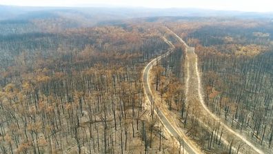 Scenes of the aftermath following the destructive East Gippsland fires.