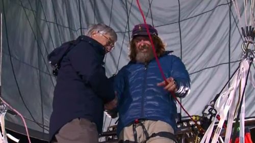 Fedor Konyukhov lifted off from Northam, WA. (9NEWS)