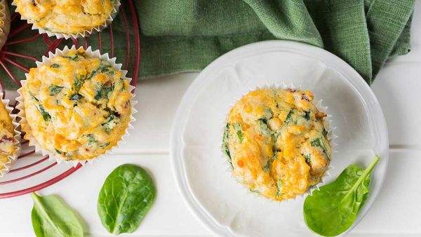 Smoked salmon frittata muffins