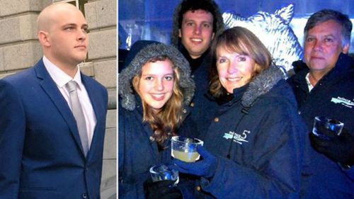 Henri Van Breda, left, is accused of killing his parents and brother with an axe.