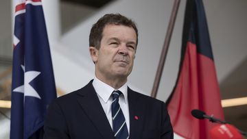 Attorney General Mark Speakman at the announcement of a new suicide monitoring system at a press conference in Lidcombe on 9 November, 2020.