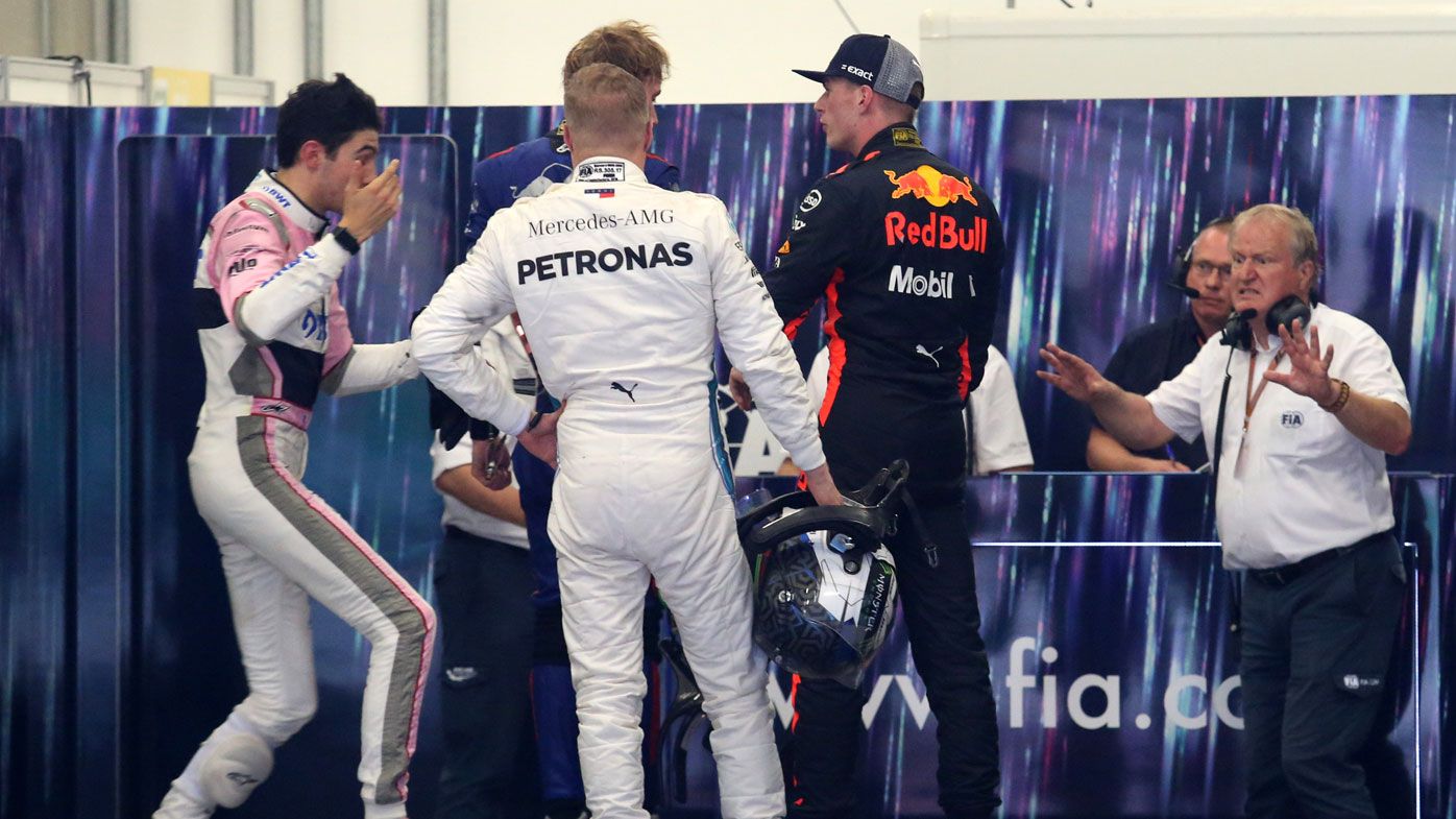 Max Verstappen punished for clash with Esteban Ocon