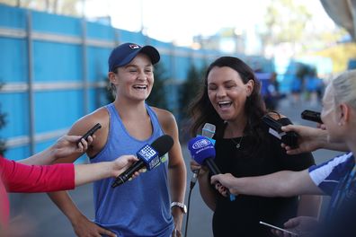 Ash Barty and Casey Dellacqua