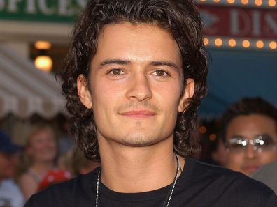 Aktor Orlando Bloom tiba di pemutaran perdana dunia "Pirates of the Caribbean: Kutukan Mutiara Hitam" pada 28 Juni 2003 di Disneyland di Anaheim, California. 