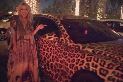 <b>kyleandjackieo</b>: Leopard print car. Only in Dubai.