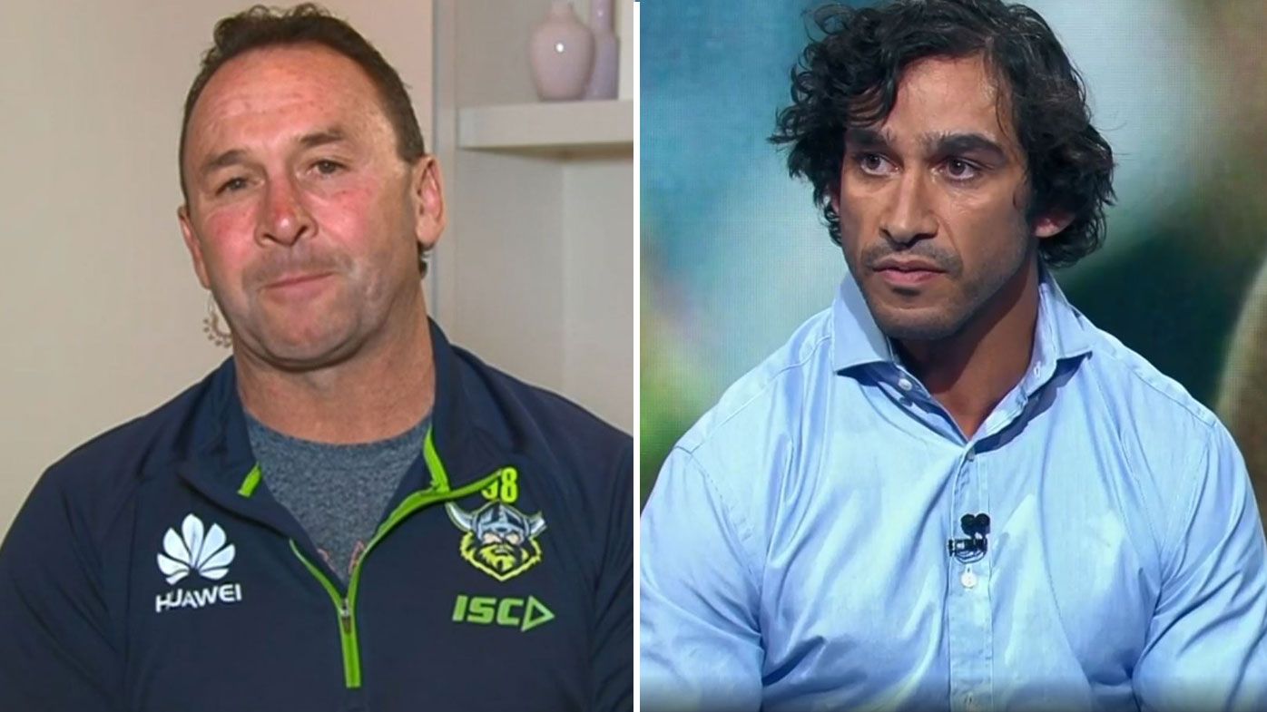 NRL: Johnathan Thurston reveals emotional chat with Ricky Stuart that shaped his career