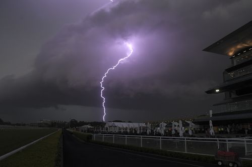 Thunderstorms and damaging winds are expected in places.