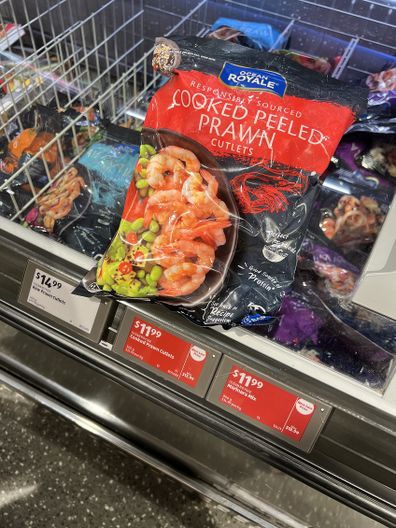 frozen products for Christmas supermarket sleuths