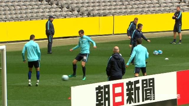Socceroos prepare for test against Japan