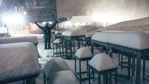 S﻿now resorts in NSW have been hit with a massive snow dump as ski enthusiasts gear up to hit the slopes during the school holidays. Falls Creek  