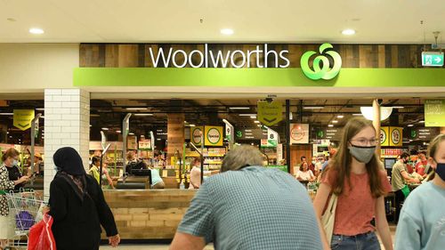 A Woolworths supermarket.