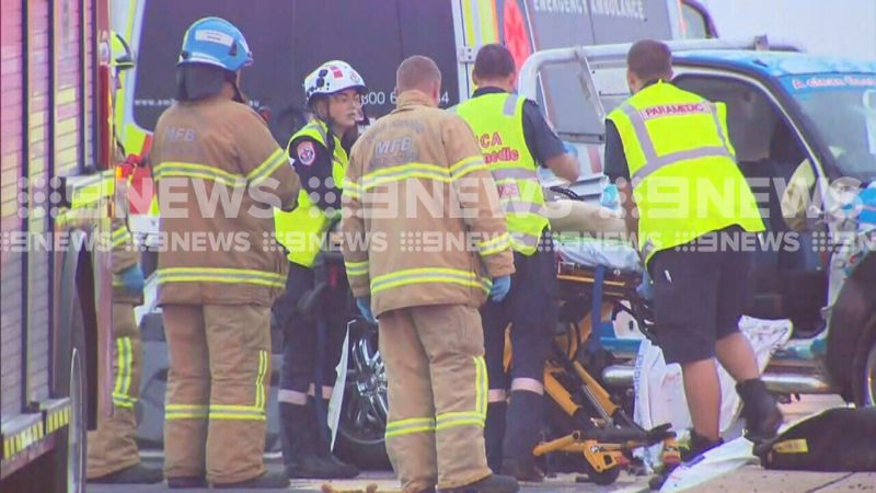 Traffic chaos in Melbourne after multi-vehicle crash | Nine.com.au