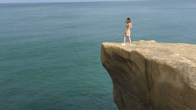 Dunedin Tunnel Beach Instagram cliff