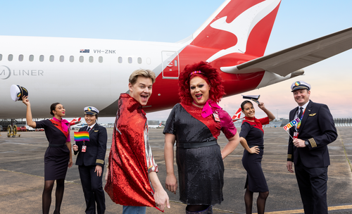 The Qantas WorldPride flight will include a lot of in-flight entertainment.