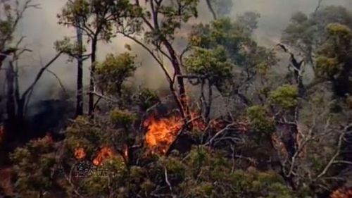 Bushfire watch and act warning issued for grassfire south of Ballarat