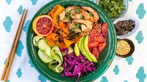 Redbelly Citrus healthy poke bowl