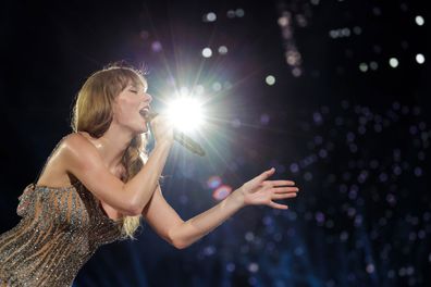 Taylor Swift performing her 'Eras Tour' in Singapore in March. FOR USE WITH THIS ARTICLE ONLY