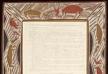 Which group of people sent the Yirrkala bark petitions to federal Parliament in 1963?