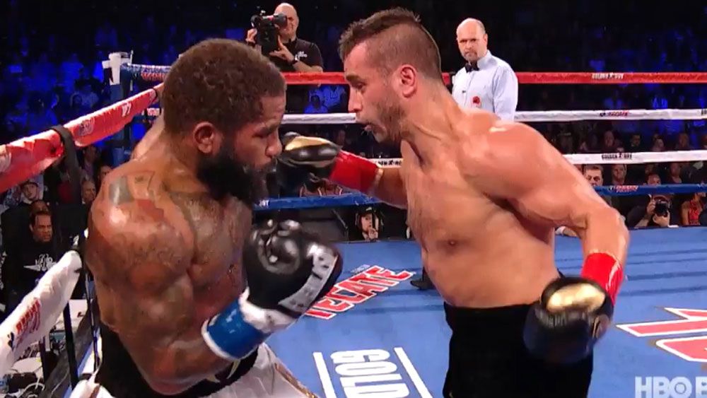 US boxer Curtis Stevens tweets he's OK after copping knockout of the year