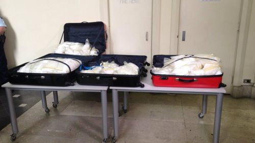 $130m of crystal meth has been seized during raids in Melbourne.