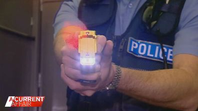 A senior constable discharged his taser on 95-year-old.